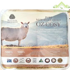 호주정품 OZ COSY 양모이불 350gsm 사계절용 정식수입품, K싱글