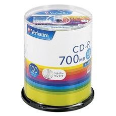 Verbatim 바베이텀 1회 기록용 CD-R 700MB 100장 실버 디스크 48배속 SR80FC100SV1, 상세페이지 참조, 1개