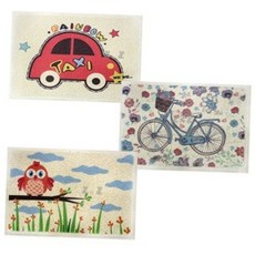 디자인 캐릭터 미끄럼방지 다용도 발매트 욕실 화장실 현관 주방 러그 현관매트 화장실매트