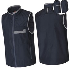 작업복조끼 유니폼 단체복 봄여름가을 상호 이름 무료, 90 M