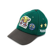 마켓 펠트 패치 디테일 캡 모자