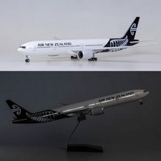 뉴질랜드항공 비행기 모형 다이캐스트 항공기 여객기 모형 B777-300ER 1:157, 고급형(소리인식 LED불), 1개