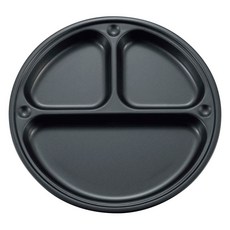 鹿牌 不沾黑化分隔盤 UH-63 露營分隔餐盤 烤肉盤 野炊餐具, 1個