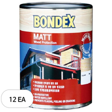 본덱스 MATT 오일 스테인 900 투명 750ml, 12개