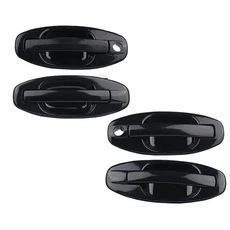 A13F-4개 세트 자동차 외부 핸들 볼 82650-26000 현대 산타페 도어, 01 Black