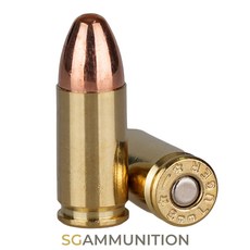 실물기반의 9mm FMJ 169gr 더미탄(모형탄 모형총알 더미총알 글록), 1개