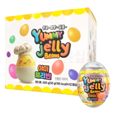 야미 젤리빈 계란모양, 48개, 50g