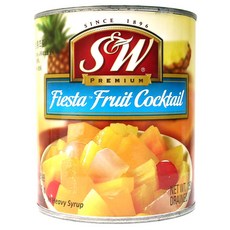푸드올마켓_ 에스앤더블유 프리미엄 피에스타 후르츠칵테일 850g, 1개