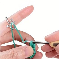 최고픽 루프링 대바늘니팅링, 블랙