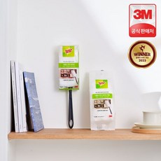 3M 스카치브라이트 먼지떨이 미세먼지 흡착 먼지털이개 핸들+리필 6개, 1개