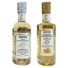 GOCCE 고쎄 콘디멘토 화이트+트러플 화이트 발사믹식초, 1세트, 500ml