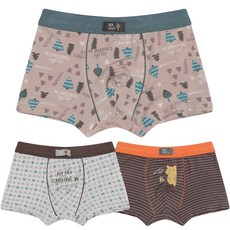 mrkids 天絲彈性男童平口內褲3件組 RF212