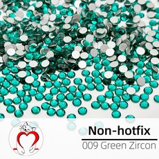 논핫픽스 그린 지르콘 Green Zircon NH-009, 1개, ss30(6.2-6.4mm)