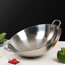 궁중 가마솥 대형 두꺼운 닭갈비 무쇠웍 특두께 중식 60cm 뚜껑 포함, 50cm 뚜껑 포함