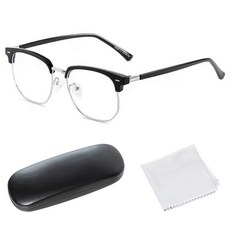 쏘이온 반뿔테 블루라이트 차단 독서용 안경테 세트