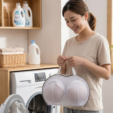 씨엔알비 브라 변형 방지 보호 브래지어 세탁망, 2개, 그레이