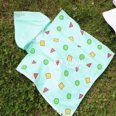 MJ0 짱구 잠옷 후드 비치가운 유아비치타올 휴양지룩