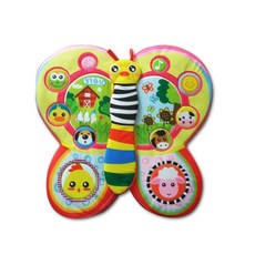 現貨【Hi-toys】蝴蝶多功能音樂布書, Hi-toys, no