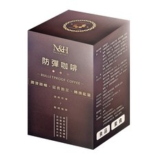 N&H Natural & Health 防彈咖啡 口感滑順 延長飽足感, 15g, 8入, 1個裝