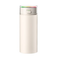 H11炫彩杯 加濕器 車載七彩燈, H11炫彩杯插電款米色, 旗艦款