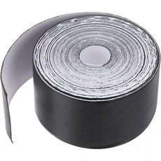 테니스 그립 테이프 소모품 라켓 손잡이 파티킬 머리 보호 피클볼용 프레임 가드 스티커, Black, 1개