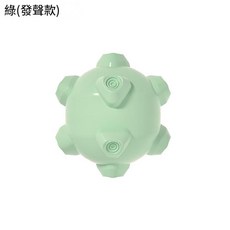 互動發聲狗玩具三角球, 牛油果綠, 1個