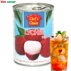 CHEF'S CHOICE 태국 리치 통조림 vai ngam duong, 565g, 3개