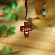 굿트리 파스텔 십자가 6종 - 수련회 새가족 선물 귀여운 십자가목걸이