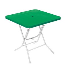 플라스틱테이블 사각테이블 야외테이블 편의점 포장마차 간이 접이식, 리빙그린