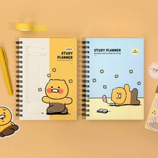 스터디 플래너 만년형 공부계획표 용돈기입장 먼슬리 스케줄 다이어리 문구 노트, 1개, 상세페이지 참조
