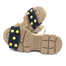 도시형 아이젠 빙판길 눈길 미끄럼방지 등산 [PK], 블랙(한쌍)