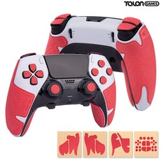 듀얼센스 엣지 그립테이프 논슬립 그립패치 커버 탈론게임즈, 레드, 1개, (TG0011-4)