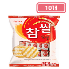 크라운 참쌀 설병 128g x 2p + 선과 115g x 2p 세트, 10개