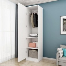 틈새옷장 공간활용 가격문의필수 경제적 도어 유럽식 싱글, 단일 문, 조립형, 1행거 2칸