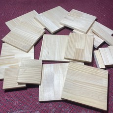 자투리 목재 나무 미송 집성목 1박스, 중(280X200X200), 1개