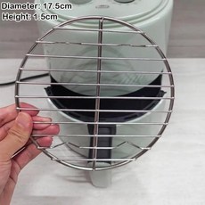 둥근 사각형 쿠킹랙발 그리드 그릴 에어프라이어 랙 주방 오븐 스티머 쿠커, 1개