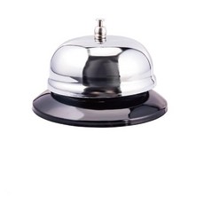 手搖服務鈴 開飯呼叫出菜鈴 金屬吧檯響鈴餐飲辦公多用途工具, F, 1個