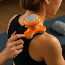 휴대용 목 어꺠 진동 안마기 문어발 미니 안마 USB 건전지겸용, 상세 참조