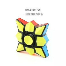 1x3x3 매직 큐브 Fidget 장난감 벤트 감압 스피너 불규칙한 스핀 부드럽게 스트레스 릴리버 선물, E opp, 1개