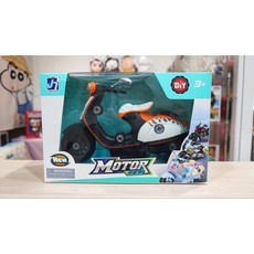 JONAS TOYS DIY MOTOR SET 玩具機車組, 白色, 1個