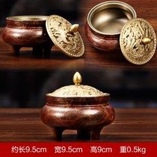 彩銅貔貅擺件皮丘一對, 1件, 香爐延禧紅:如圖所示