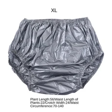 요실금 커버 바지 기저귀 방수 부드러운 재사용 가능한 커버 오래된 레이디 여성 노인 남성을위한 빨 수, Gray, XL