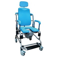 【海夫健康生活館】杏華 旗鑑型 油壓式 可後躺 可頭靠 洗澡椅 便盆椅 (SHU818-3), 1個