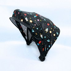 台灣出貨 推車遮陽罩 嬰兒推車配件 推車配件 嬰兒車配件 遛娃神器配件 推車遮陽 溜娃神器 司機透氣嬰兒遮陽棚, 星際迷航+透氣舒適+有效遮陽（夏季專用）, 1個