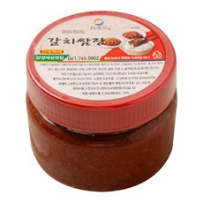 강경재성젓갈 양념갈치쌈장젓(국내산)순태젓, 400g, 1개