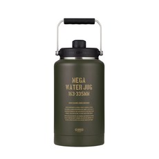카고컨테이너 3.8L 대용량 캠핑 워터 저그 휴대용 물통 보냉 보온 물통, 1개, 카키