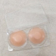 여자 재사용가능 원형 니플밴드 가슴가리개 1쌍, 1개