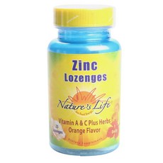 Nature's Life 鋅橙味錠劑, 25 件, 1個