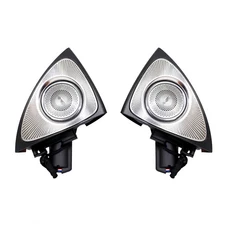 미니빔 메르세데스 벤츠 W205 W213 X253 W222 GLC E S C 라우드 스피커 LED 고음 트럼펫 용 3D 회전 글로