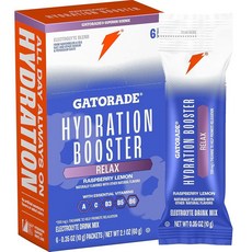 게토레이 하이드레이션 부스터 믹스 6포입 - 라즈베리 레몬